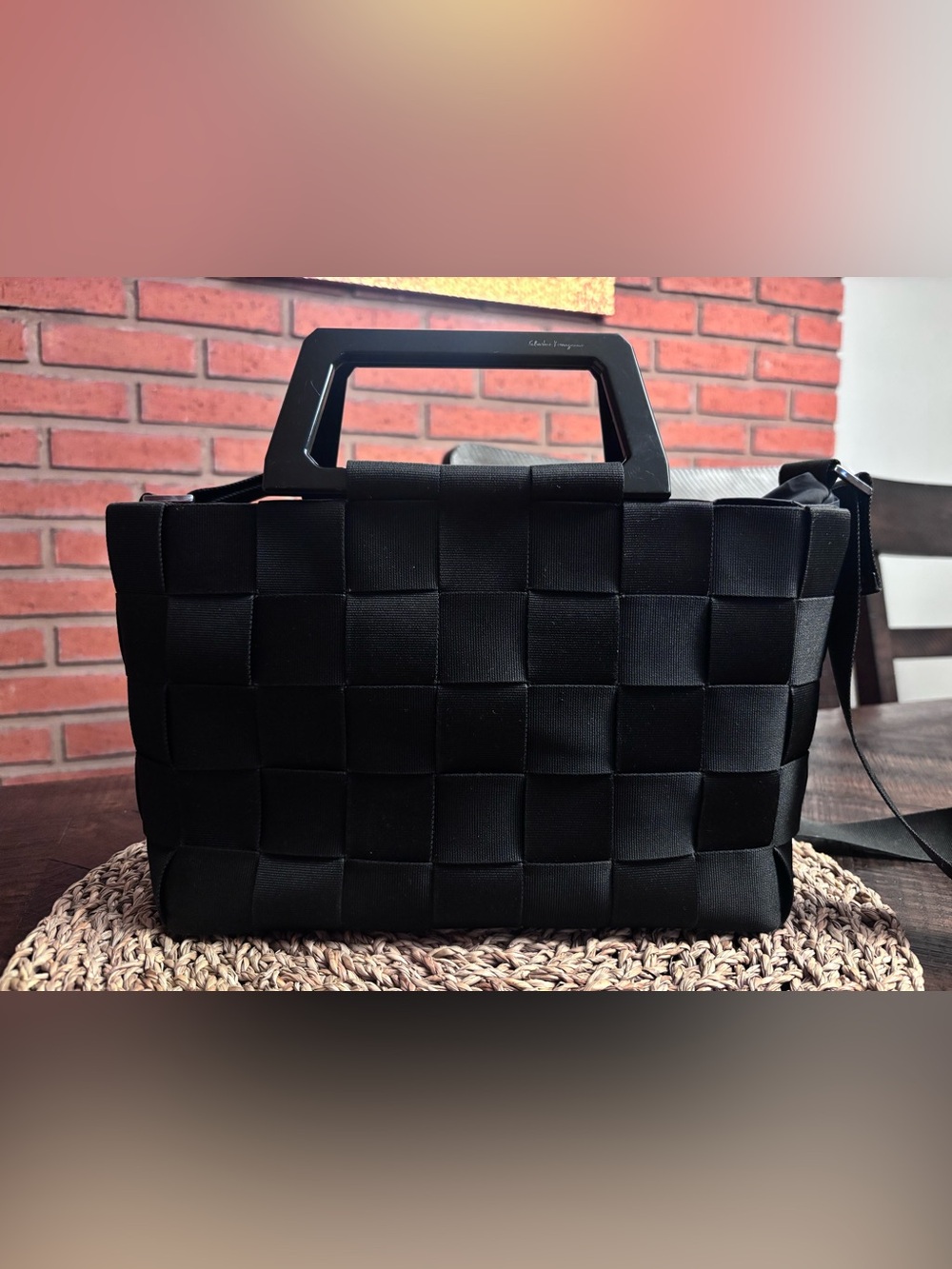 Salvatore Ferragamo ribbon weave bag🤩